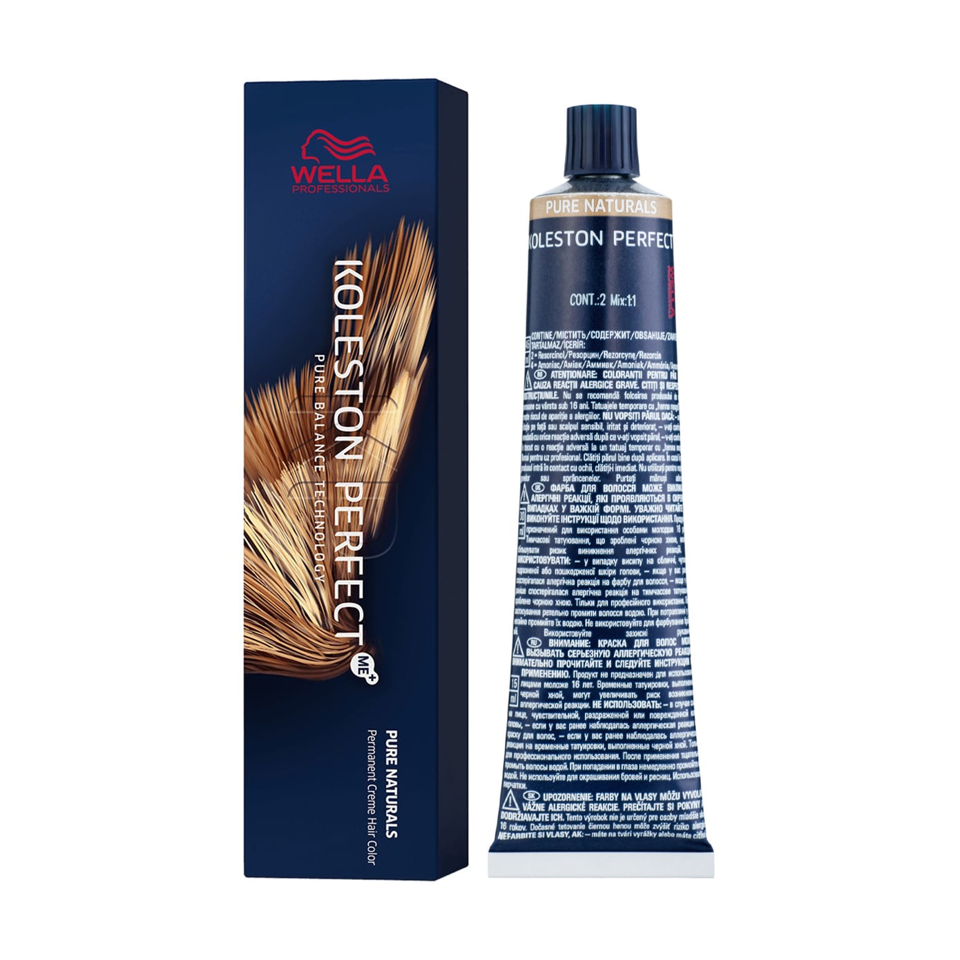 Стійка крем-фарба для волосся Wella Professionals Koleston Perfect Me+ Pure Naturals 6/00, 60 мл